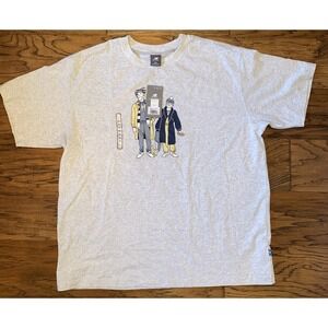 New Balance Graphic Print Animated Characters Gray Men's Crew Neck  Size XXL